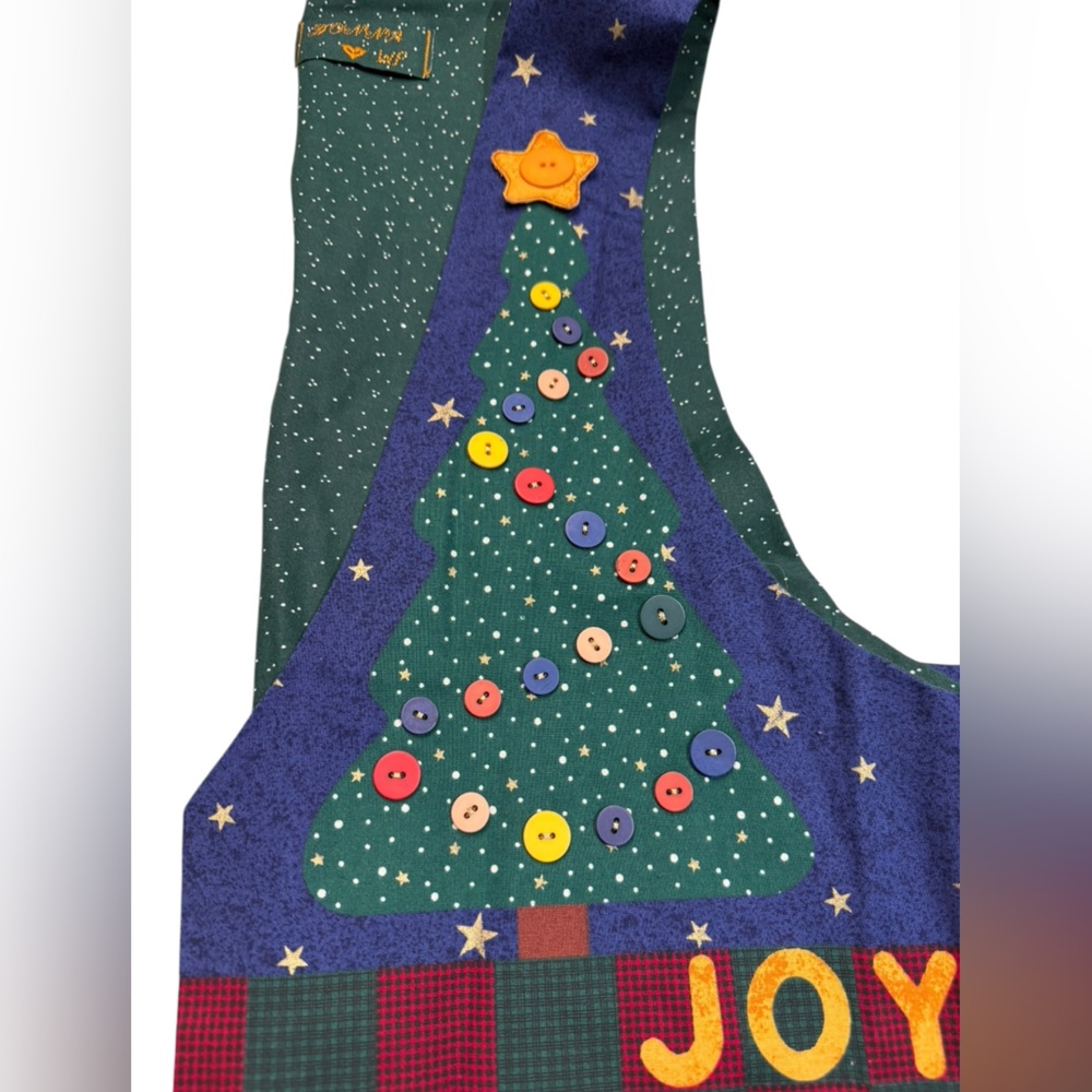 Handmade Festive Christmas Santa, Snowman and Tree Vest Womens Large - Picture 4 of 6